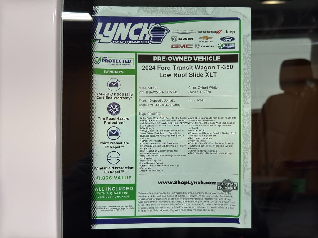 2024 Ford Transit Passenger Wagon XL