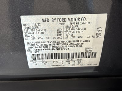 2022 Ford Explorer XLT