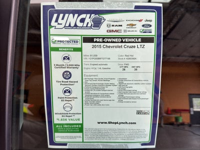2015 Chevrolet Cruze LTZ