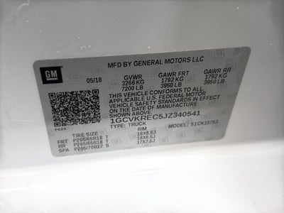 2018 Chevrolet Silverado 1500 LT