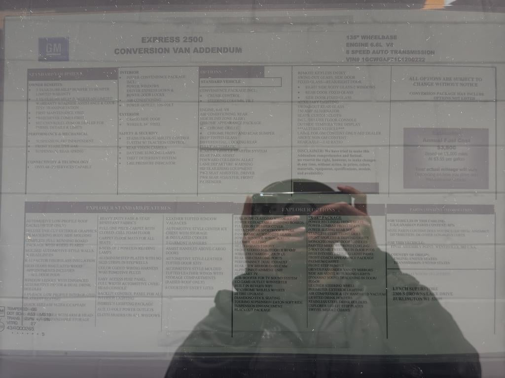 2025 Chevrolet Express Cargo 2500 WT