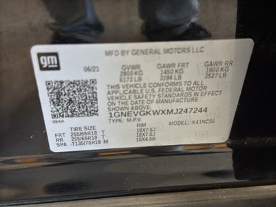 2021 Chevrolet Traverse LT Cloth