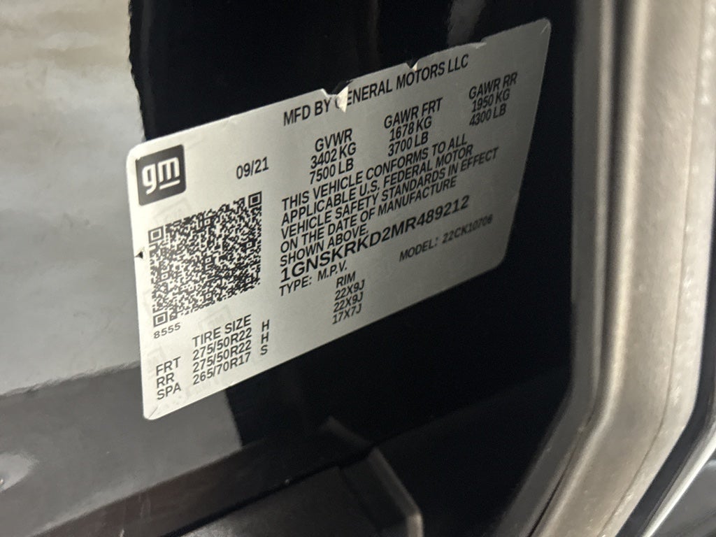 2021 Chevrolet Tahoe RST