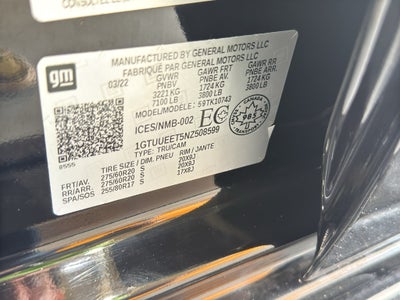 2022 GMC Sierra 1500 AT4