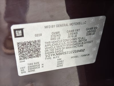 2018 Cadillac XT5 AWD