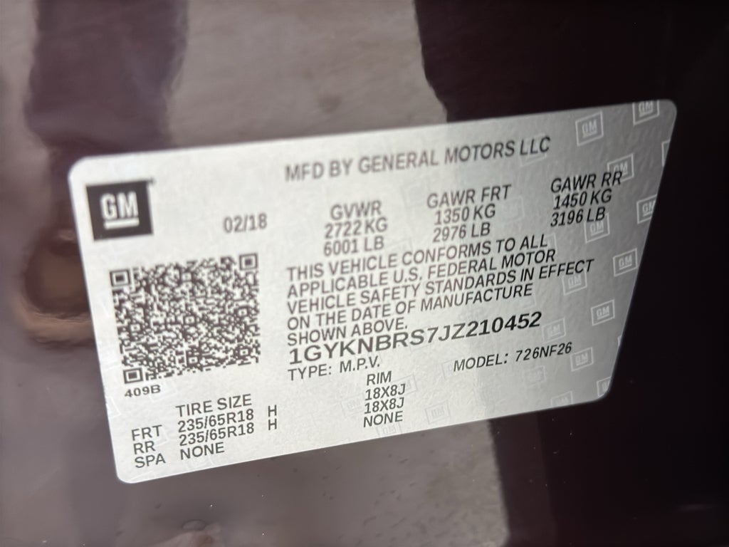 2018 Cadillac XT5 AWD