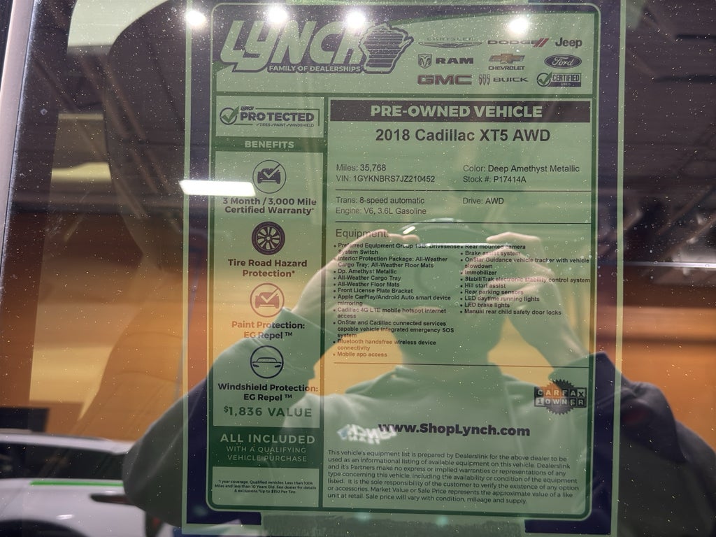 2018 Cadillac XT5 AWD