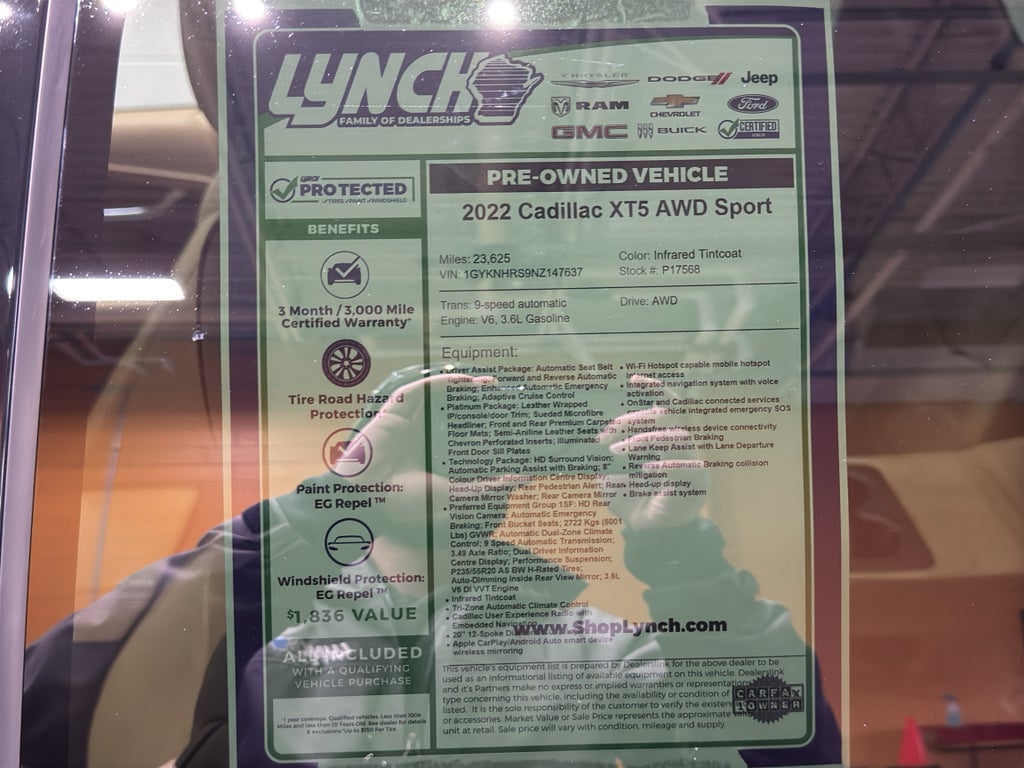 2022 Cadillac XT5 Sport