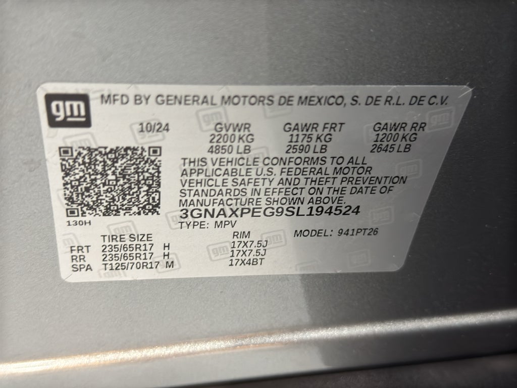 2025 Chevrolet Equinox LT