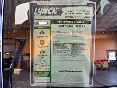 2021 Nissan Rogue SV