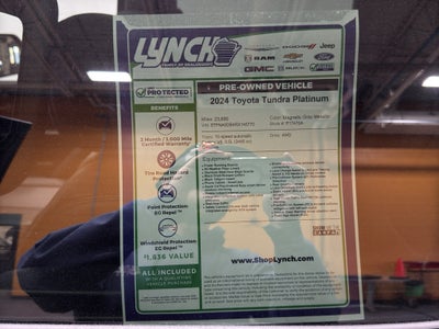 2024 Toyota Tundra 4WD Platinum