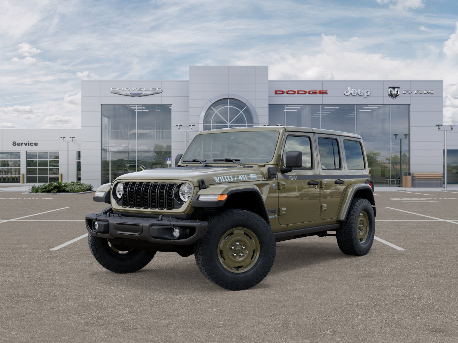2025 Jeep Wrangler 4xe Willys '41 Black Leather