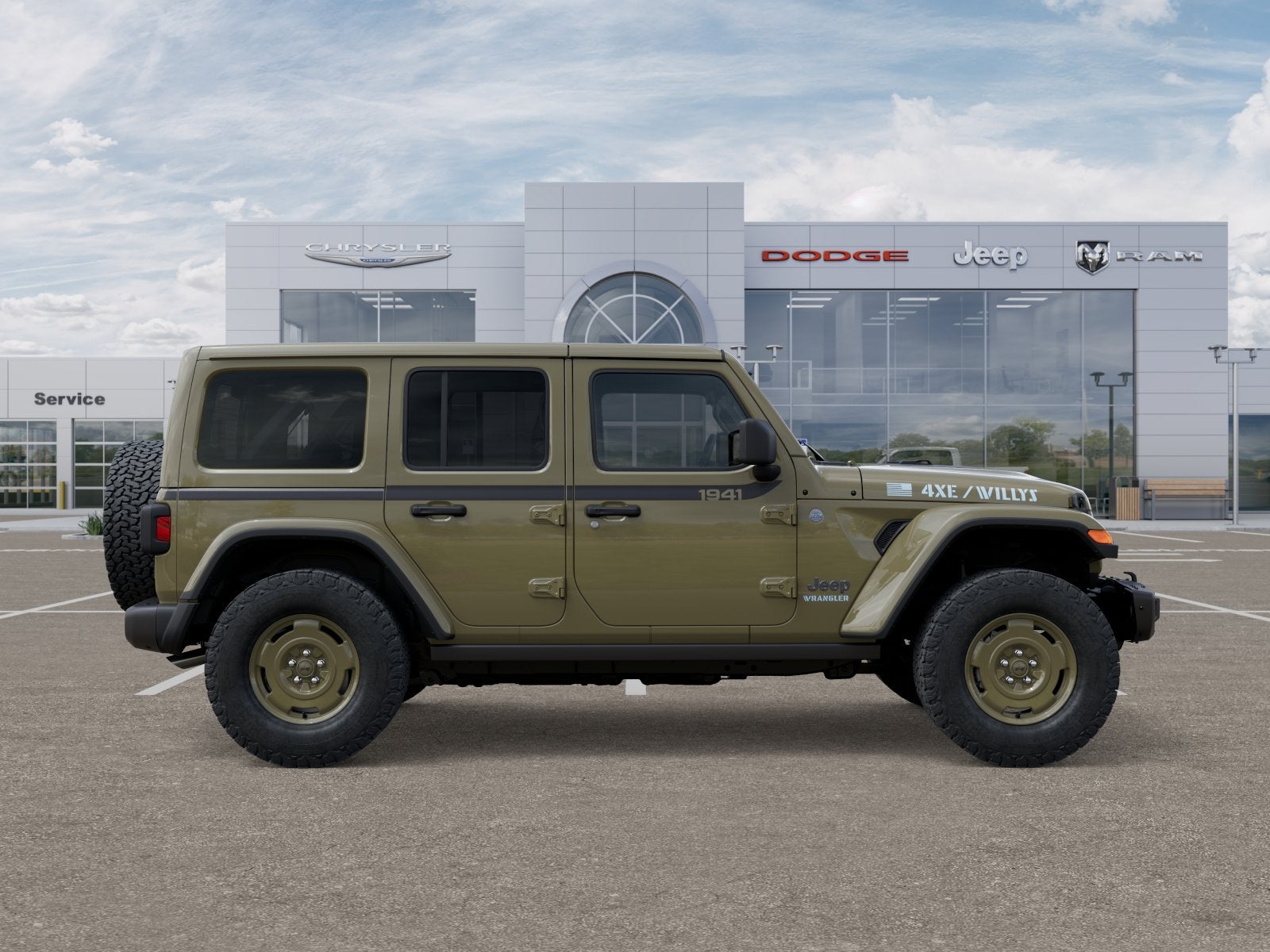 2025 Jeep Wrangler 4xe Willys '41 Black Leather