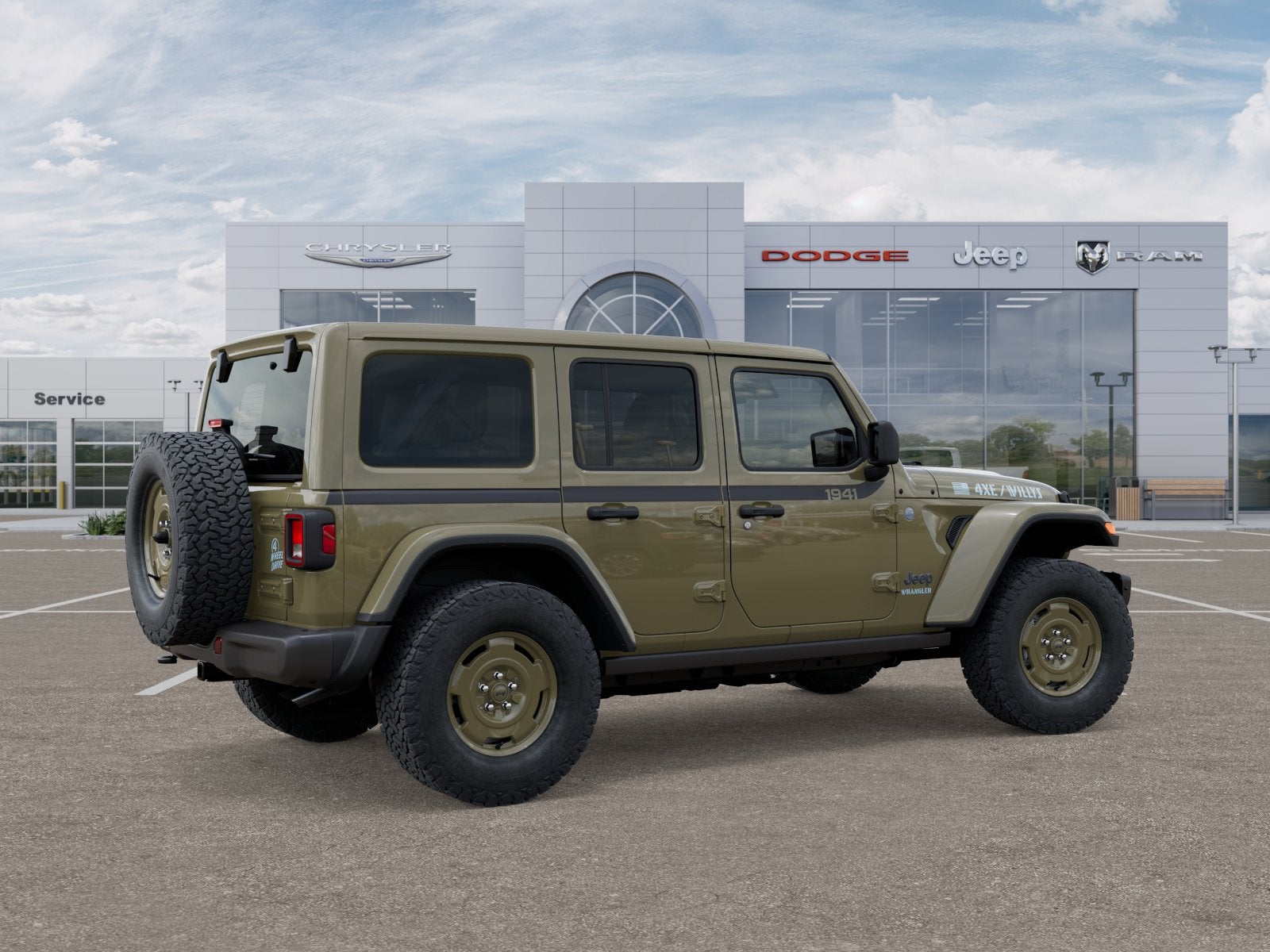 2025 Jeep Wrangler 4xe Willys '41 Black Leather
