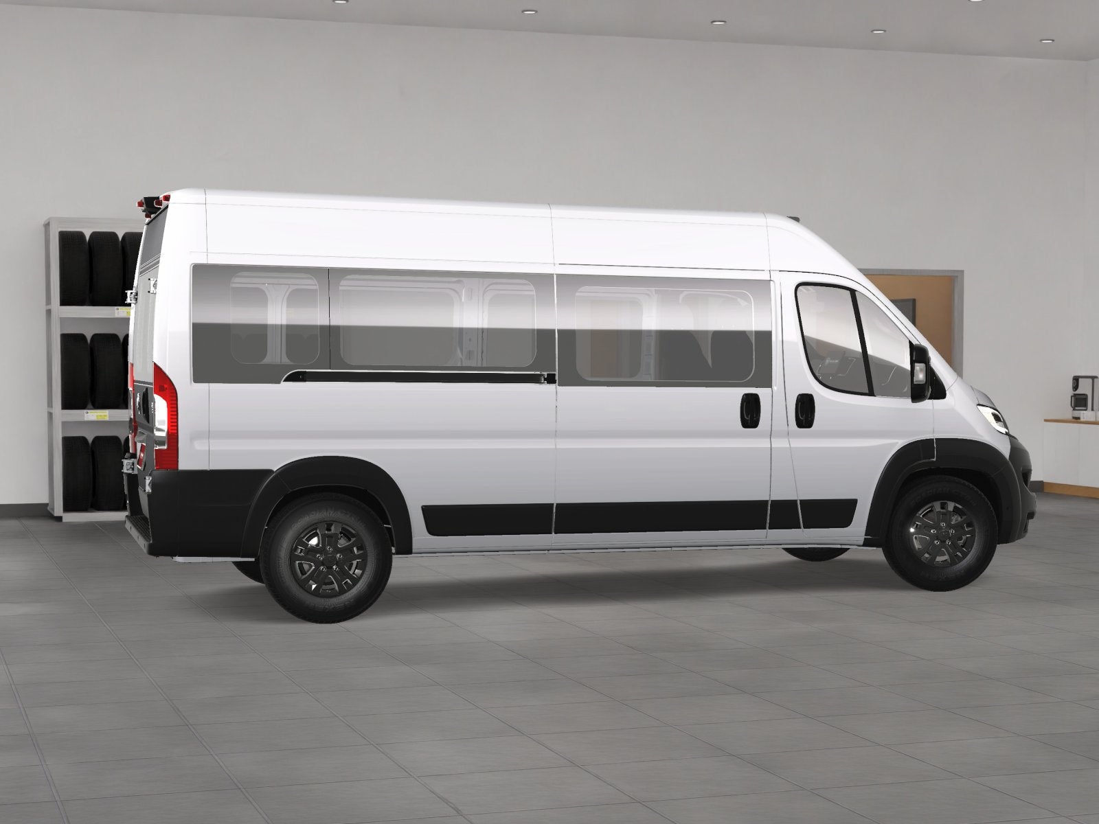 2025 RAM ProMaster 2500 Window Van SLT+ 10 Passenger Halfback