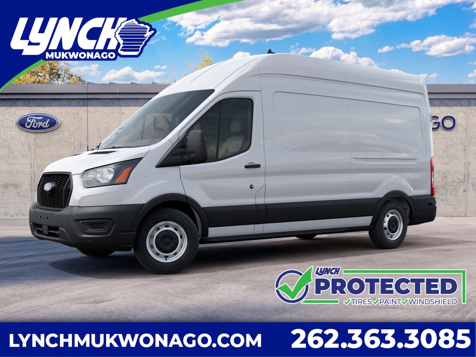 2027 Ford Transit Cargo Van T-350 148" Hi Rf 9500 GVWR RWD