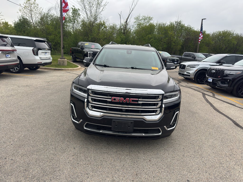 Used 2021 GMC Acadia SLT with VIN 1GKKNULSXMZ108808 for sale in Mukwonago, WI