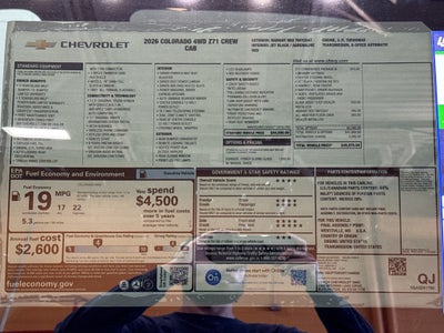 2026 Chevrolet Colorado Z71