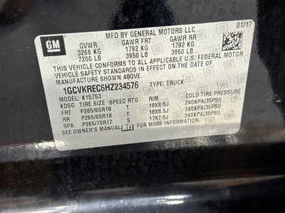 2017 Chevrolet Silverado 1500 LT