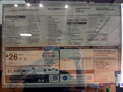 2027 Chevrolet Equinox LT