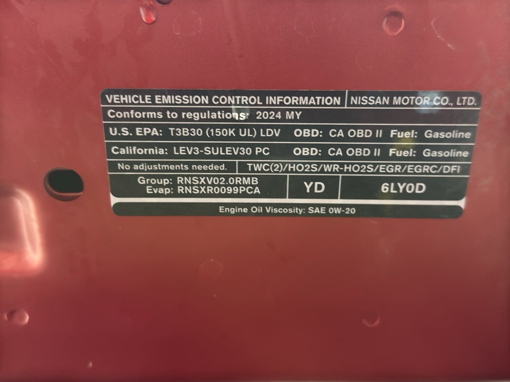 2024 Nissan Sentra SV