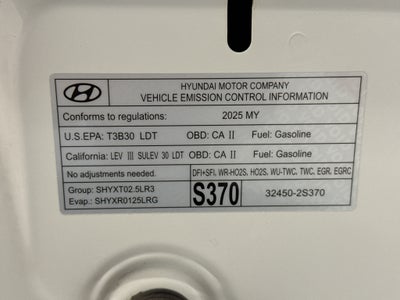 2025 Hyundai Tucson SEL