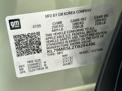 2026 Chevrolet Trailblazer LT
