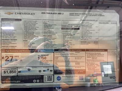 2026 Chevrolet Trailblazer LT