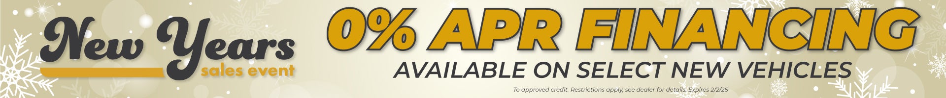 January new years sales event at Lynch mukwonago